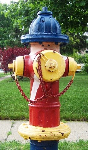 One of South Bend's Decorated Hydrants