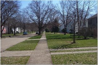 Monroe St in South Bend, Indiana