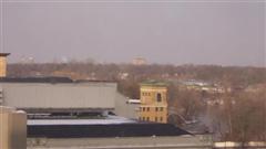 View from proposed condo site in South Bend: Golden Dome and river