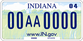 Indianaâ€™s License Plate