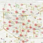 South Bend Real Estate map of foreclosure sales in 2011